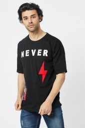 Trair Oversize Never Ve Şimşek Nakışlı - 5