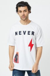 Trair Oversize Never Ve Şimşek Nakışlı - 11