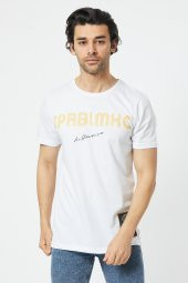 Trair Bısıklet Yaka Spablmxc Baskılı T-Shirt - 6