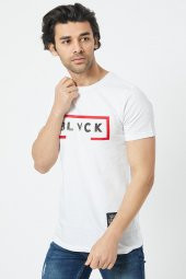 Trair Bısıklet Yaka Blcvk Baskılı - 3