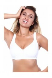 Beyaz Kadın Dubleli Mikro Sütyen NBB 3565 - 1