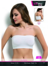 MİSS SLİM EASY BAYAN KISA STRAPLEZ BANDEO - 1