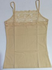 belinay ip askılı geniş dantelli atlet - 1