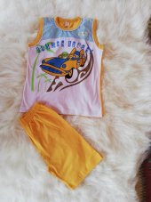roly poly  kısa kol erkek çocuk pijama takımı - 1