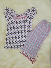 senfoni pitti bimbo kısa kol kaprili çiçekli pijama takımı - 1
