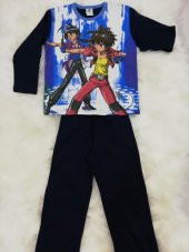çimpa bakugan lisanslı orjinal erkek çocuık pijama takımı mevsimlik - 1