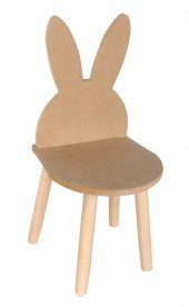 Ahşap Çocuk Sandalyesi Kulaklı - 1