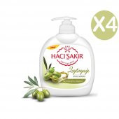 Hacı Şakir Zeytinyağlı Sıvı El Sabunu 4 x 500 Ml - 1
