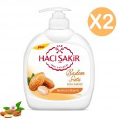 Hacı Şakir Badem Sütlü Sıvı El Sabunu 2 x 500 Ml - 1