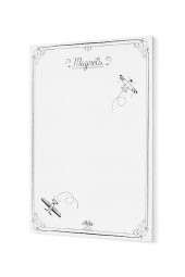 Magnet Panosu Beyaz - 70 X 50 Cm - 1