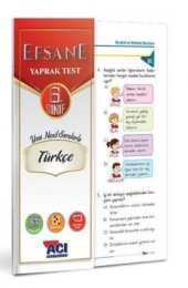 6.Sınıf Efsane Türkçe Yaprak Test Açı Yayınları - 1