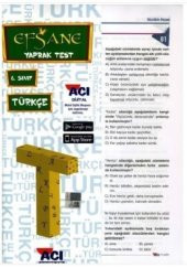 6.Sınıf Türkçe Çek Kopart Yaprak Test Açı Yayınları - 1