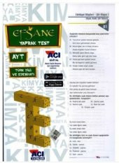 AYT Türk Dili ve Edebiyatı Efsane Çek Kopart Yaprak Test Açı Yayınları - 1