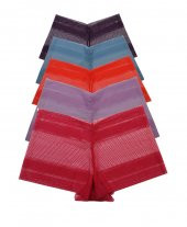 Cottonous/Cottondance Kadın Renkli Dantelli İz Yapmaz Transparan Şort 5li Mix Paket - 1