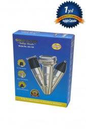 Gold Silver GS-150 3 Başlıklı Traş Makinesi Saç Sakal Kesme - 4