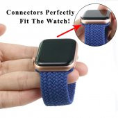 Teleplus Apple Watch 40mm KRD-32 Örgü Desenli Medium Beden 14.7cm Kordon - 12
