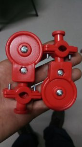 10 ADET PLASTİK KABLO TAŞIMA MAKARASI - 1