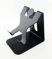 METAL STAND TELEFON TUTUCU SİYAH MASA ÜSTÜ TELEFON TUTUCU - 2