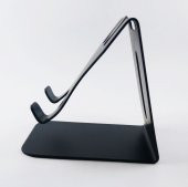 METAL STAND TELEFON TUTUCU SİYAH MASA ÜSTÜ TELEFON TUTUCU - 4