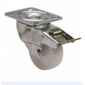 Frenli Dönerli Tablalı Servis Tekeri Polyemid 80 mm Uygur 2 Ad - 1