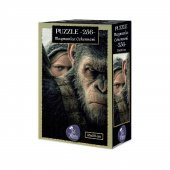 256 Parça Puzzle Seti Eğitici Puzzle Seti Maymunlar Cehennemi - 1