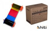 Hiti CS-2 Ribon YMCKO 400 Baskı Renkli Ribon+Çip - 5