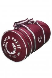 Unisex Omuz Askılı Spor, Fitness ve Silindir Seyahat Çantası - 4