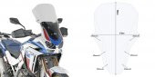 GIVI D1178ST HONDA CRF1100L AFRICA TWIN ADVENTURE SPORTS (20-21) RÜZGAR SİPERLİK - 1