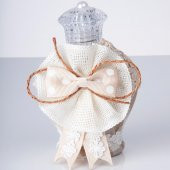 Lucca Pamuk Havlu + Süslü Sabun + Süslü Kolonya Şişesi Kutulu Set thumbnail 5