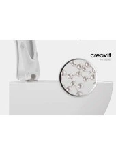 Creavit FE322 Free Asma Klozet Rim-Off Siyah Mat + Creavit Duck Y.K Siyah Mat Kapak - 8