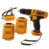 ASSUR 24V 5AH Metal Şanzıman akülü vidalama + Yedek batarya + Çanta + çift başlı uç cordless drill - 1