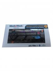 Maskemask Yetişkin Kuvars Kumaş Yüksek Kaliteli Kuş Desenli Yetişkin Kuvars Maske - 2