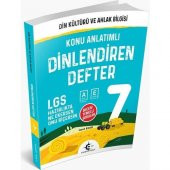 Eker Test Yayınları 7. Sınıf Din Kültürü Ve Ahlak Bilgisi Konu Anlatımlı Dinlendiren Defter - 1
