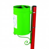 Çöp Kovası Direğe Monte Dış Mekan - 1