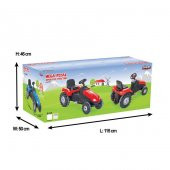 Pilsan Mega Traktör Pedallı-Kırmızı - 3