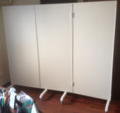 Paravan Metal Çerçeve İç Ahşap Panel - 2