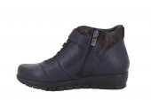 İloz Lacivert Deri Günlük Kadın Bot 106643 - 4
