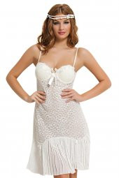 NBB 3865 Destekli Sütyenli Gecelik - 1