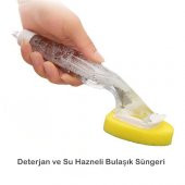 Modatools Pratik Bulaşık Süngeri Saplı Deterjan Hazneli 31421S - 1