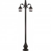 AVONNI BDR-68184-2BSY-M2 Siyah Boyalı Dış Mekan Aydınlatma E27 Çelik Boru ABS Polikarbon Cam 70x30cm - 2