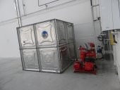 1.26 M³ Galvaniz Prizmatik Paket Su Deposu - 1