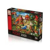 KS GAMES PUZZLE 3000 BIRD HOUSE GARDENS - 1