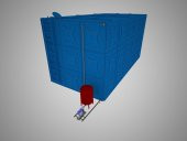 2.5 M³ Sıvı Membran Kaplamalı Paket Su Deposu - 1