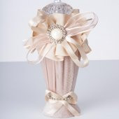 Paradise Havlu + Sepet + Süslü Sabun + Şişe + Lavanta Hediyelik Kutulu 5 Parça Set - 7