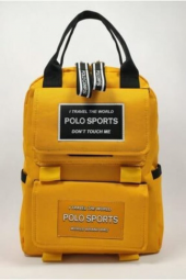 Polo Sports Kanvas Unisex Sırt Çantas - 1