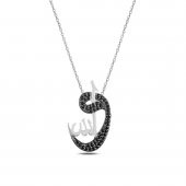 Vav Model Allah Yazılı Gümüş Kolye - 1