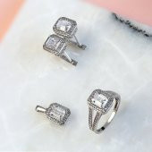 Emerald Tektaş Kadın Gümüş Set - 2