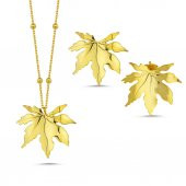 Çınar Taşsız Gümüş Bayan Set - 1
