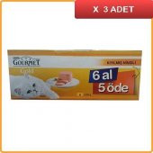 Gourmet Gold Kıyılmış Hindili Kedi Konservesi 6 Al 5 Öde 6x85 gr. (3 ADET) - 1