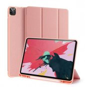 Yukka iPad Pro 12.9 2020 Pembe Darbeye Dayanıklı Katlanabilir Kapak Kılıf - 1